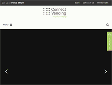 Tablet Screenshot of connectvending.co.uk